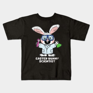 Easter Bunny Scientist Cute Rabbit Science Teacher Students Kids T-Shirt